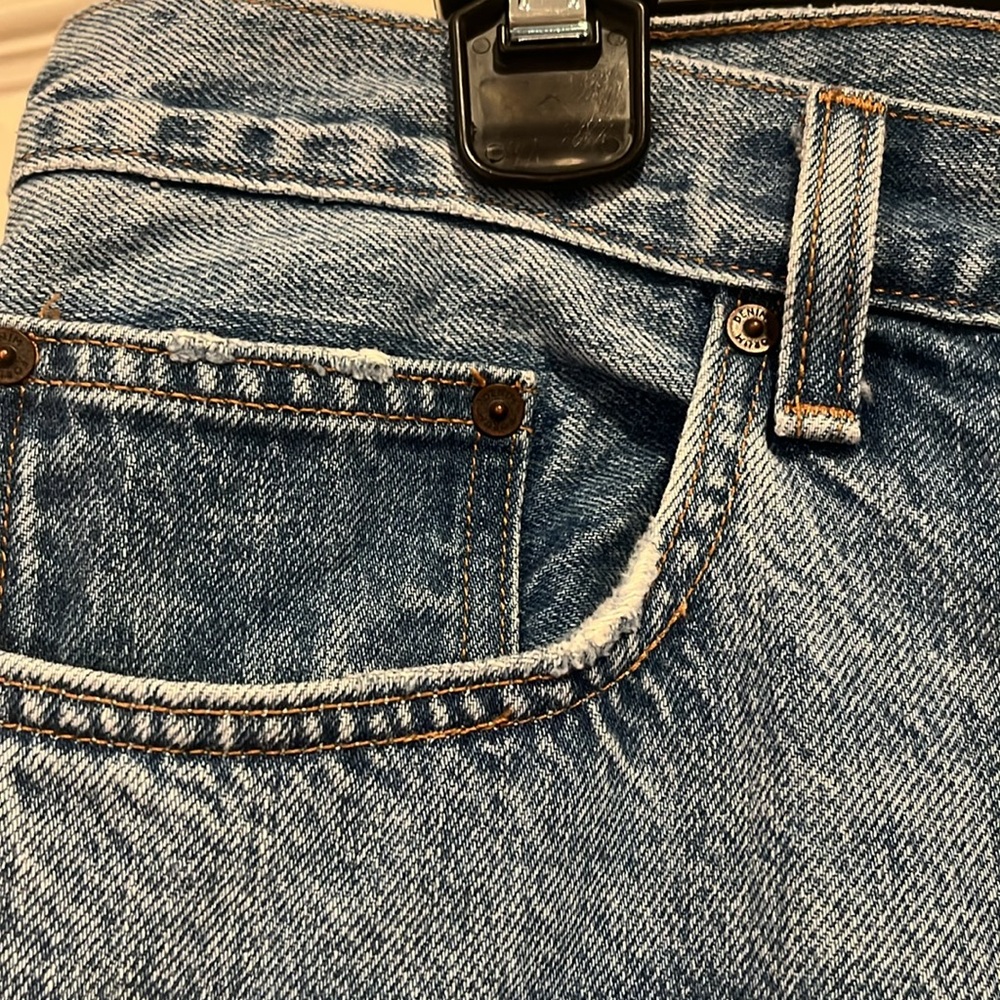 Aritzia Denim Forum Jeans Womens 31L The Patti Mid-Rise Straight 29”inseam - Picture 4 of 8